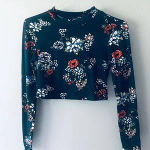 Floral crop top